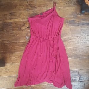 Ann Taylor One Shoulder Dress